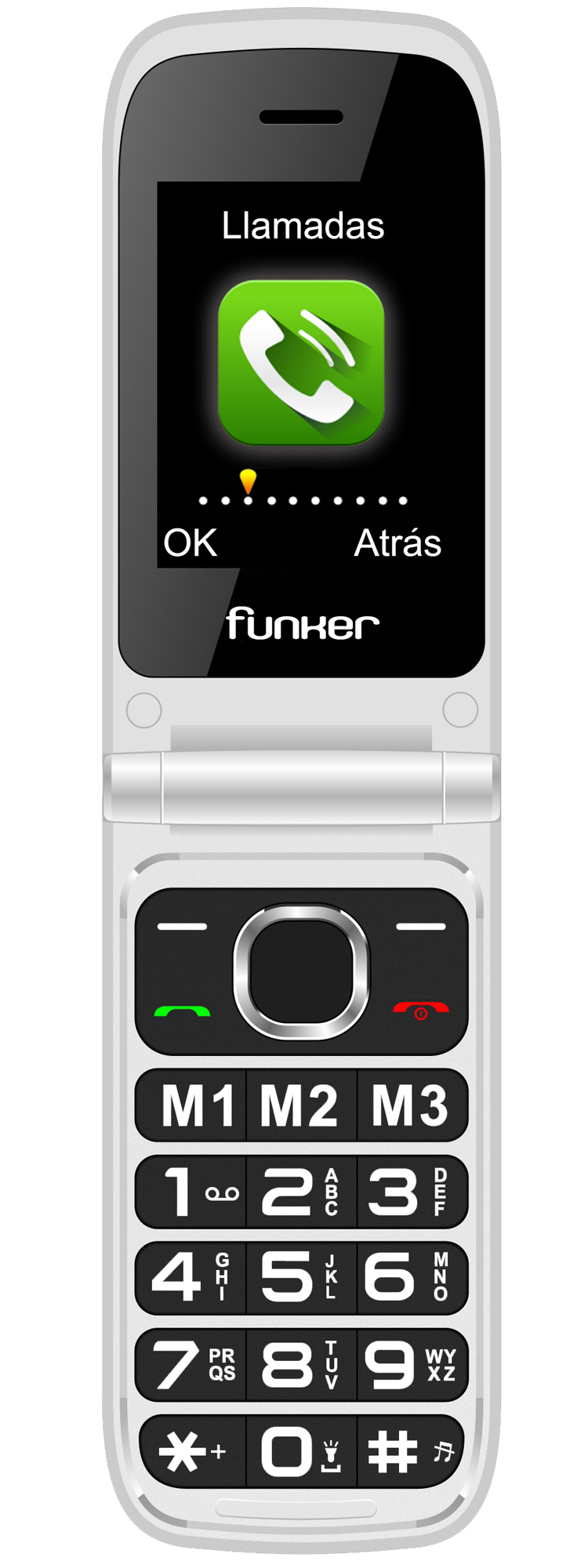 Funker C200 Comfort 4G - Teléfono para personas mayores - Teclas